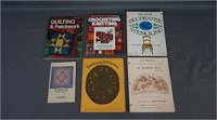 Quilting, Crocheting and Stenciling Pattern Books
