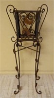 Wrought Iron Plant Stand.