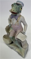 Antique German Bisque Frog Figure Carl Schneider