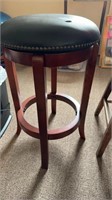 Wooden bar stool