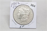 1882CC XF Morgan Dollar