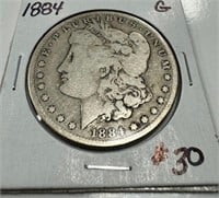 1884 Morgan Dollar - G