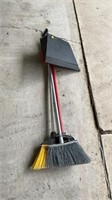 Brooms and dustpans