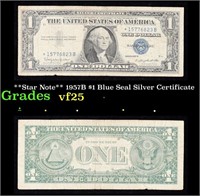 **Star Note** 1957B $1 Blue Seal Silver Certificat