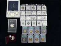 Silver Coins, Silver Proof Sets, Quarters etc