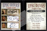 SKiebler TStratus TWilson Epic Divas facsimile aut