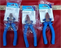 Combination Pliers Lot of 3 New