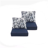 unuon Indoor/Outdoor Deep Seat Chair Cushions  Set