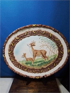 Rcpc 16 inch platter with deer