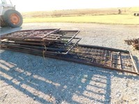 Misc. older cattle gates ( 54" to 17 ft. )