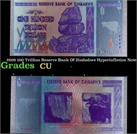 2008 100 Trillion Reserve Bank Of Zimbabwe Hyperin