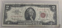 $2.00 UNITED STATES NOTE "RED SEAL" ***1963 A***