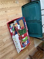 LARGE TOTE OF CHRISTMAS WRAPPING PAPER AND GIFT