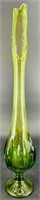 MCM Viking Avocado Green 6 Petal Swung Vase 22”