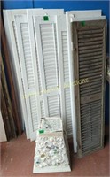 Wood Shutters Up To 60" Tall, Shell Pedestal