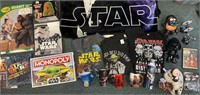 Lg Star Wars Lot: T-Shirts, Monoply, Mr Potato