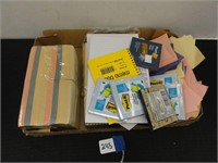 notepads, sticky notes