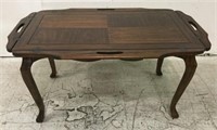 Carved Oak Georgian Style Tray Top Butler's Table