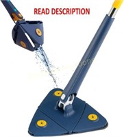 DIUS Shine Triangle Mop - Adjustable Handle (Blue)