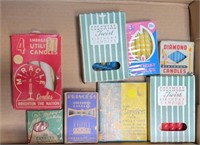 ASST OF VINTAGE BIRTHDAY CANDLES