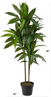 Nearly Natural 48in. Dracaena Silk (Real Touch)