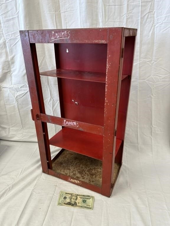 Vintage Lance Metal Snack Cabinet