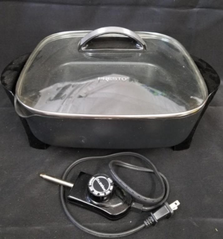 Presto Electric Skillet with Glass Lid