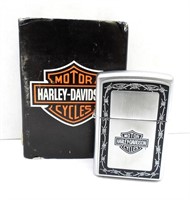 UNFIRED 2001 BARBED WIRE HARLEY-DAVIDSON ZIPPO
