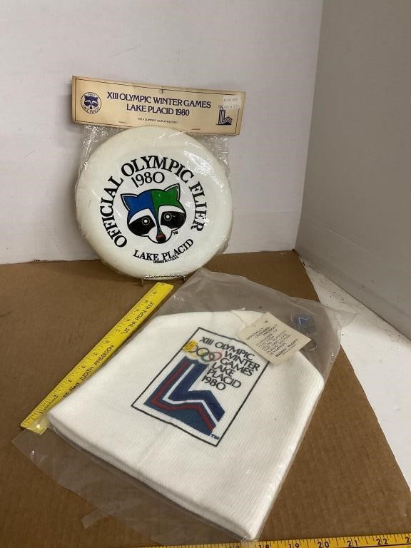 XIII Olympic Games Lake Placid Hat, Frisbee &