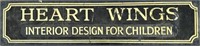 GREAT WOODEN LARGE ADVERTISING SIGN