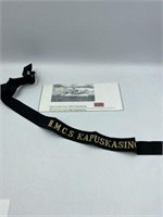 HAT BAND - WWII ROYAL CANADIAN NAVY - HMCS