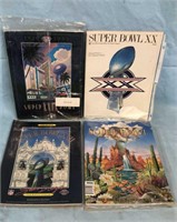 4 Vintage Super Bowl Programs XX, XXX, XXIX, XXII