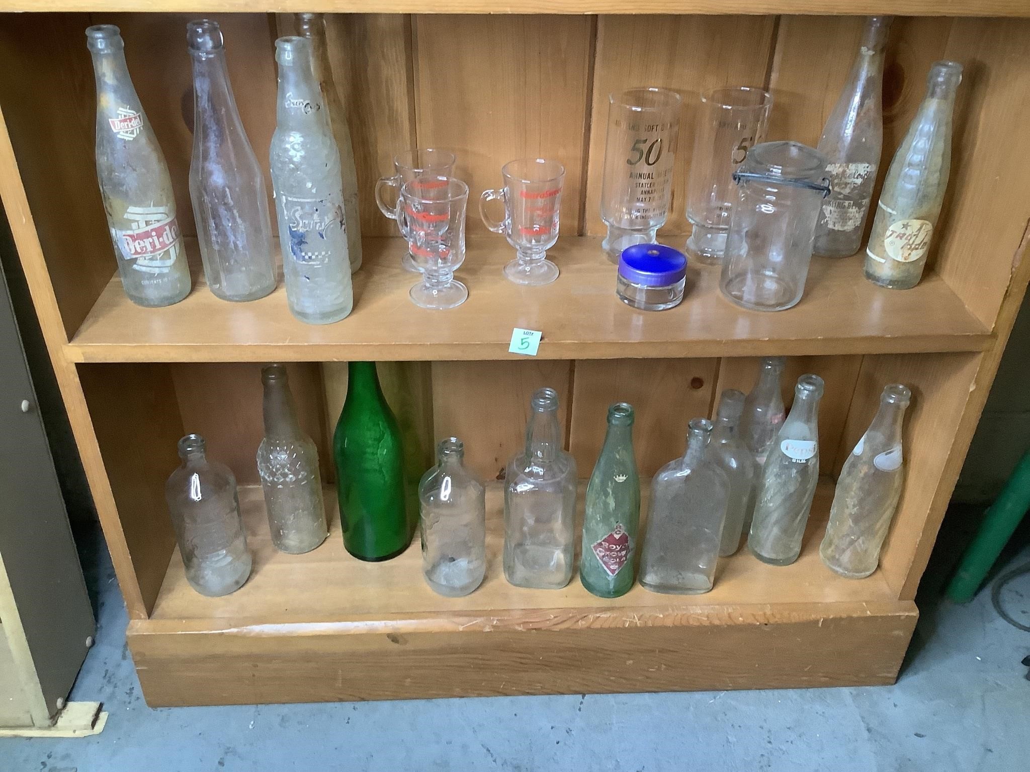 Assorted Collectible Glass Bottles
