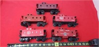 Lionel Cabooses #9341, #17958, #6017, #6257