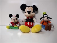 Disney Mickey & Goofy Plush Toys