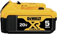 DEWALT 20V MAX XR Battery  Lithium Ion  5.0Ah