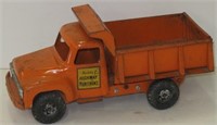 Buddy L Highway Maintenance Orange Dump Truck