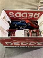 BOX OF DIE-CAST MODEL CARS