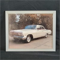 Framed Print of Chevy Biscayne 10¾" x 9"