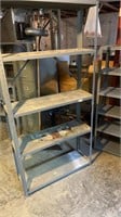 4 metal organizing shelves