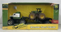 (Z) Ertl Monster Treads John Deere Monster Semi