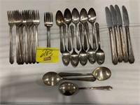 SET OF ROGERS BROS XII SECTIONAL MARKED FLATWARE