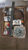 Box Lot of Nuts, Bolts, Washers