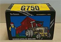 1/16 scale diecast Minneapolis Moline toy tractor