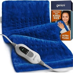 GENIANI XL Heating Pad for Back Pain & Cramps Reli