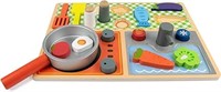 Junior Chef Portable Wooden Kitchen Toys for Kids