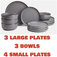 THYME & TABLE DINNER WARE SET / 12 PIECE SET