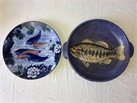 Japanese Fish Platter/Brooks Gerry Stoneware