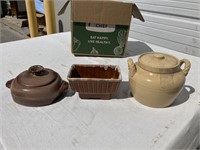 Stoneware Cookie Jar/More WG