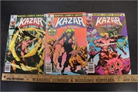 Kazar The Savage #1-3 Comics / 1981 Complete